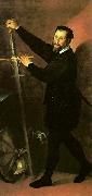 Bartolomeo Passerotti Portrait of a man with a sword painting